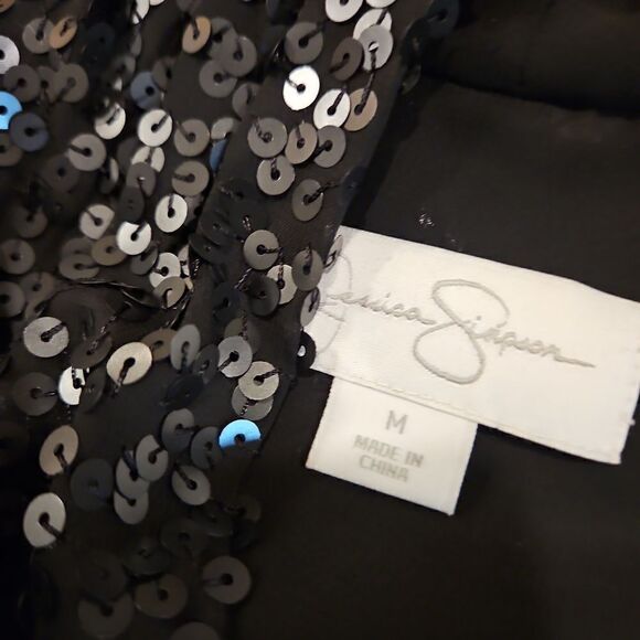 Jessica Simpson Sequin Vest sz M - Picture 3 of 8